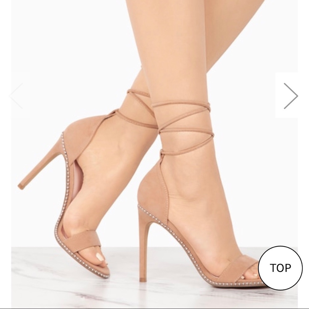 Nude heels Lola shoetique